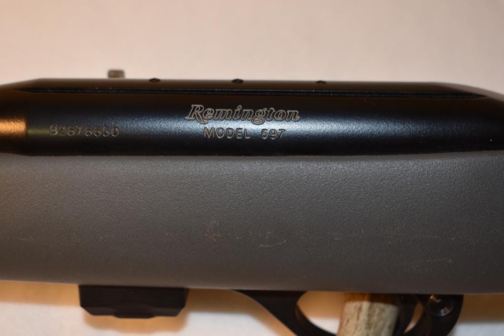 Remington Model 597 in .22 cal LR, Grey Synthetic stock