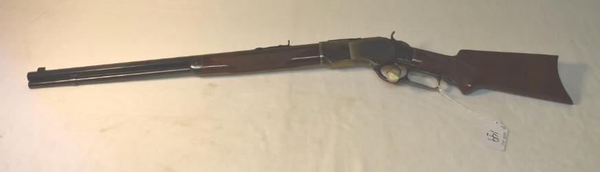 Uberti Model 1873 Lever Action Rifle in 45 LC, Deluxe wood and Case Colored