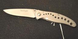 Kershaw Folding Knife, marked KAI 1640 Vapor, Design by Ken Onion