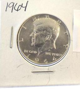 1964 Kennedy Half, Nice Clear