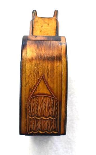 Alaskan Native American Indian Carved Wood Box