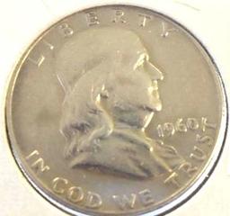 1960 D Franklin Half Dollar