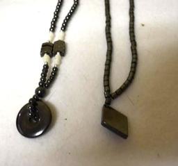 Hemitite Necklaces, Natural Healing Power ( 2 pcs)