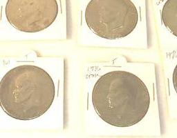 1776-1976 Commemorative IKE Dollars 17 Total