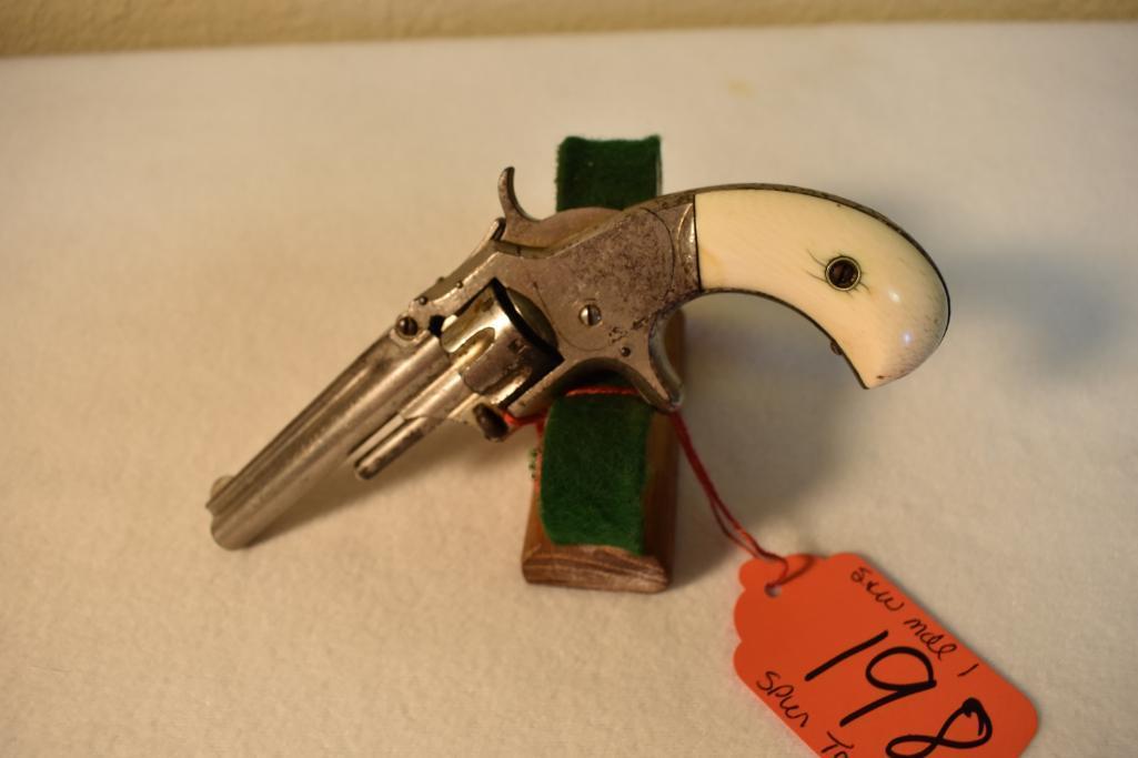 Antique Smith & Wesson Model 1 Spur Trigger Pocket Revolver