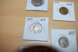 Mixed Lot US Coins to include Silver Coins, Type Coins and Buffalo Nickels