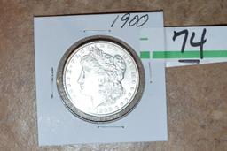 1900 U S Morgan Silver Dollar, Nice Hi Grade Coin, Excellent Detail Overall