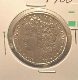 1900 U S Morgan Silver Dollar, Nice Hi Grade Coin, Excellent Detail Overall