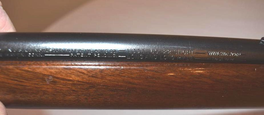 Winchester Model 69 .22 Short, Long and Long Rifle Bolt Action, no mag