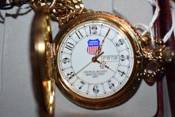 Pocket Watch with Chain, Union Pacific with papers and original box