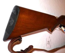 Ruger 10-22 Rifle, One piece hardwood checkered stock, Front blade sight, good bore, 18 inch barrel