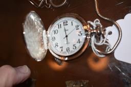 Quartz Pocket watch with chain