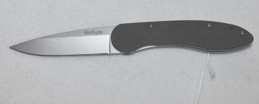 Kershaw folding knife Lee Williams Design; Pocket Clip; 1775 KAI Pat. Pending, made in USA