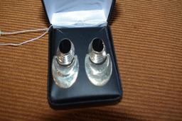 Pair of Fancy Drop Pierced Earrings, Sterling Stamped NF 925