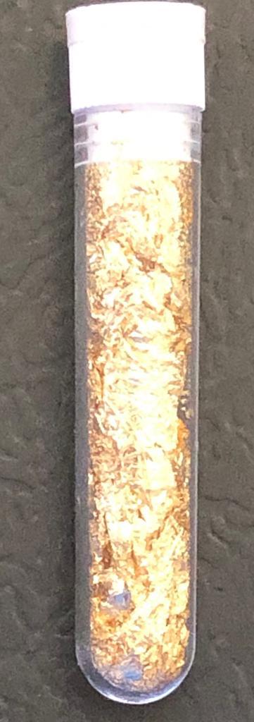 14-24 Karat Gold Flakes in tube