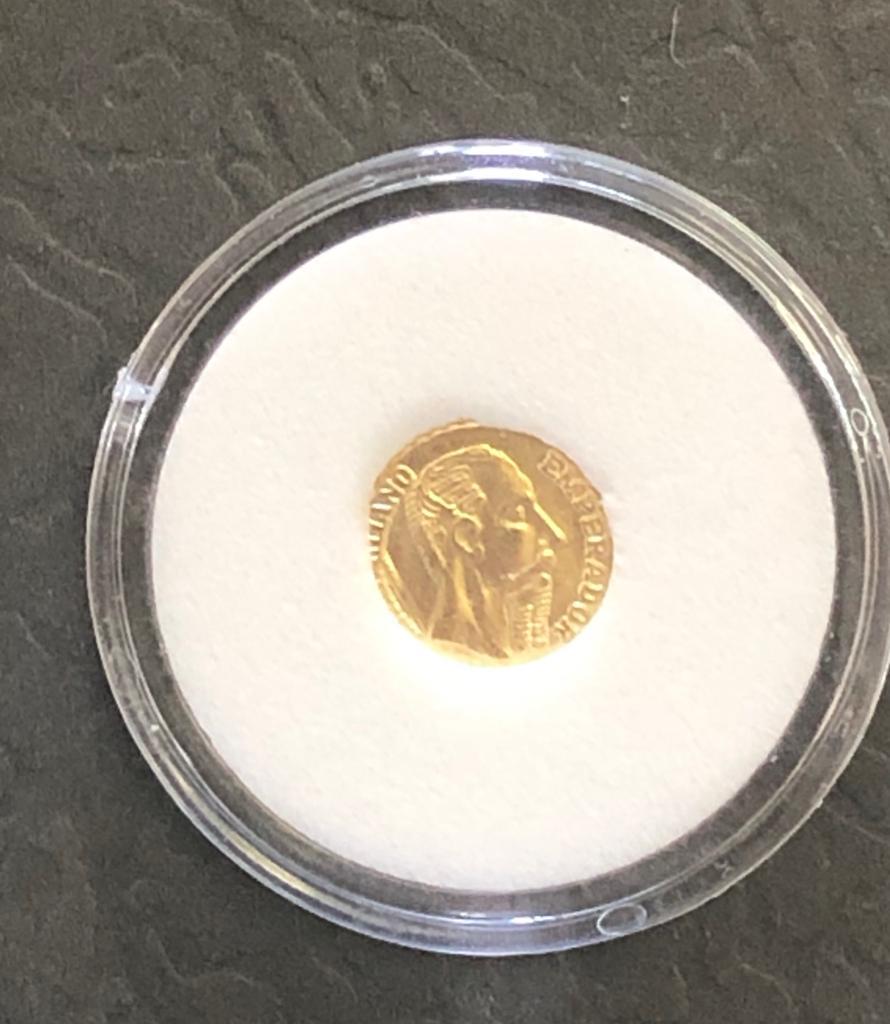 Uncirculated coin 1865 Mexican Emperor Maximillian Gold (or similar)