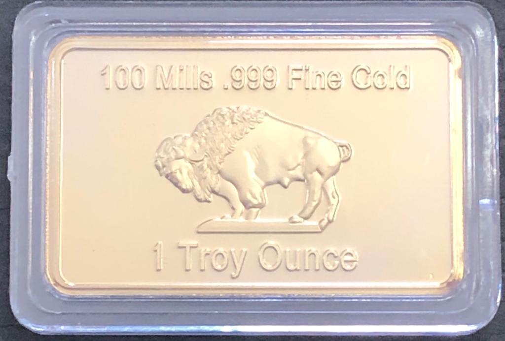 Uncirculated Buffalo Bar