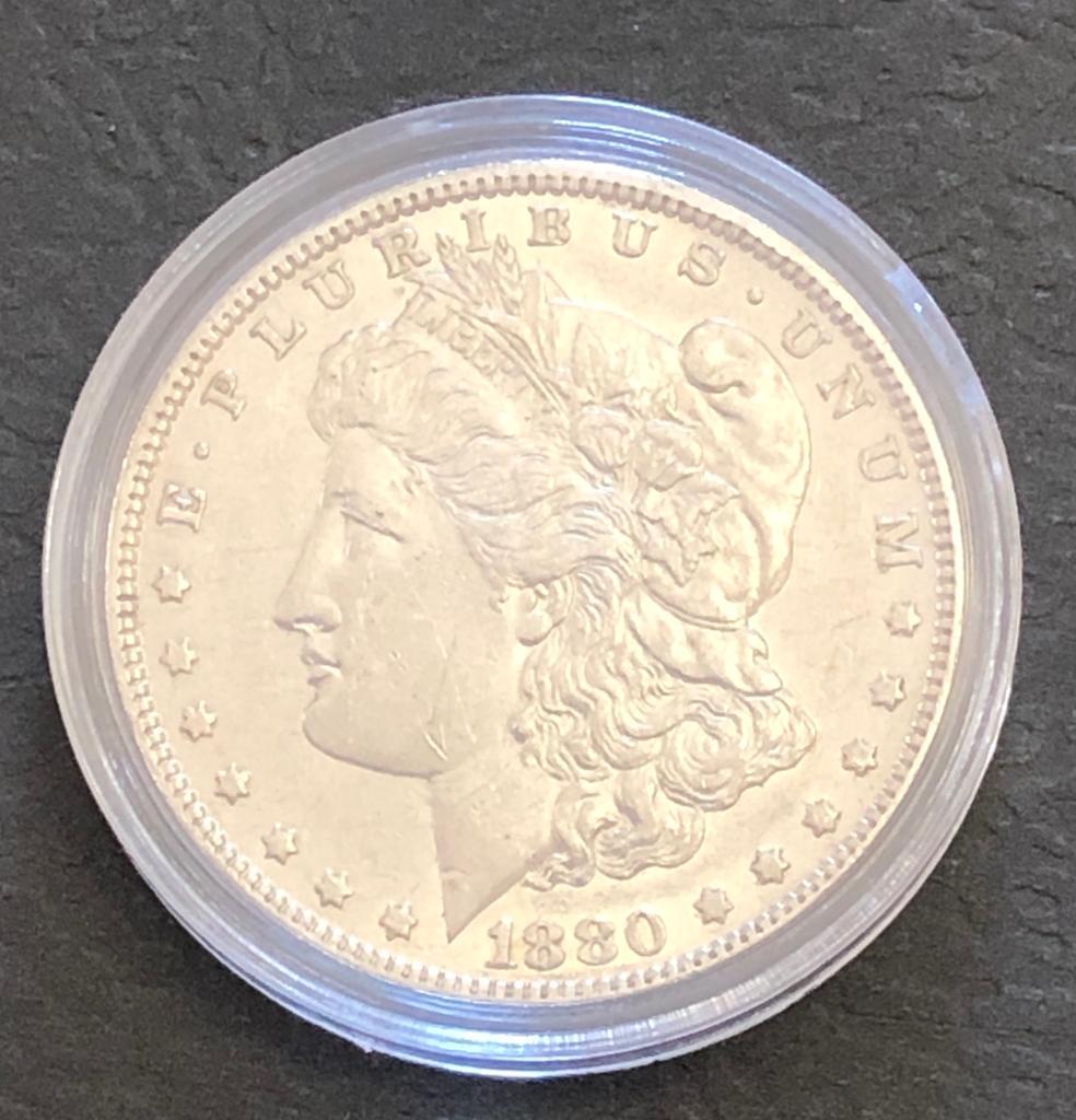 1880O MICRO Morgan Silver Dollar estimated up to $15,000 **  Beautiful + High Demand + Must Have **