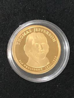 THOMAS JEFFERSON: PRESIDENTIAL $1 PROOF