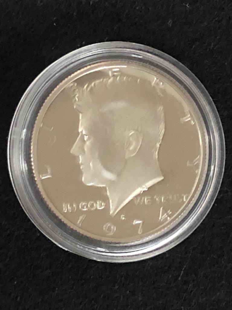 1974S PROOF KENNEDY HALF DOLLAR