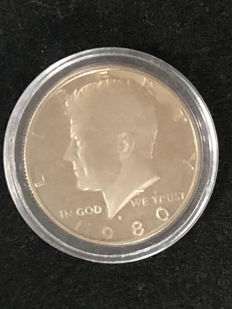 1980S PROOF KENNEDY HALF DOLLAR