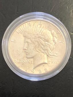 1922S Silver Peace Dollar