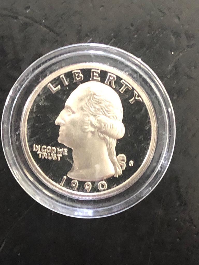 1990S PROOF QUARTER