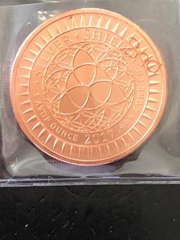 1 oz Pure Cop1 oz Pure Copper Noveltyper Novelty