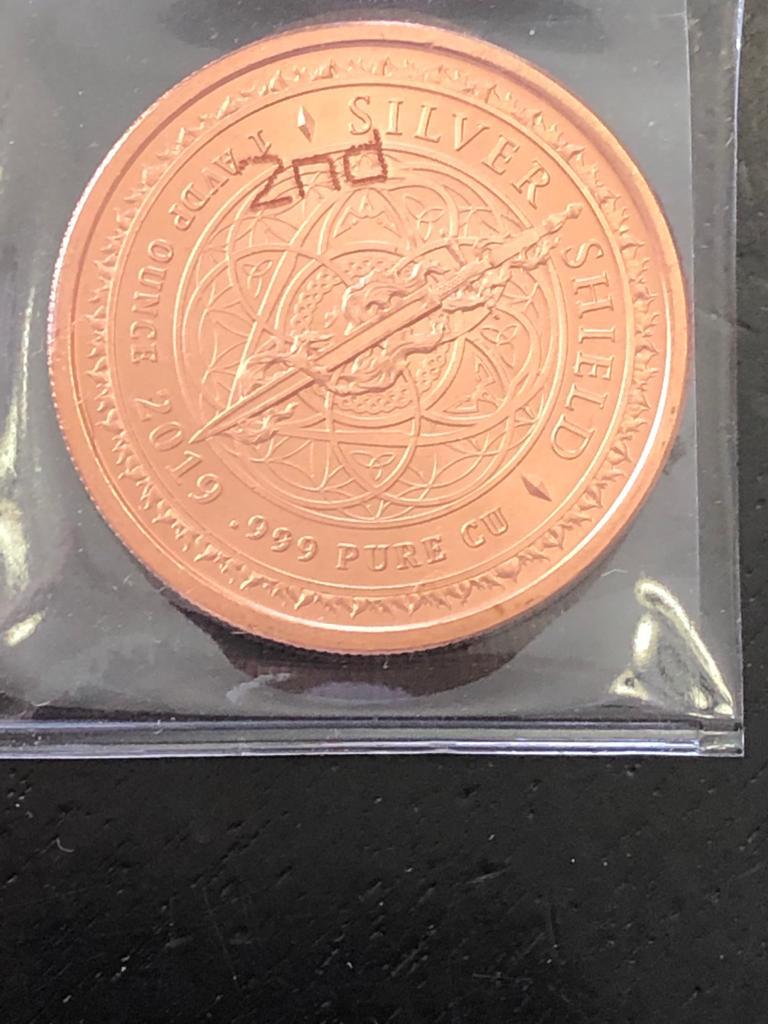 1 oz Pure Cop1 oz Pure Copper Noveltyper Novelty