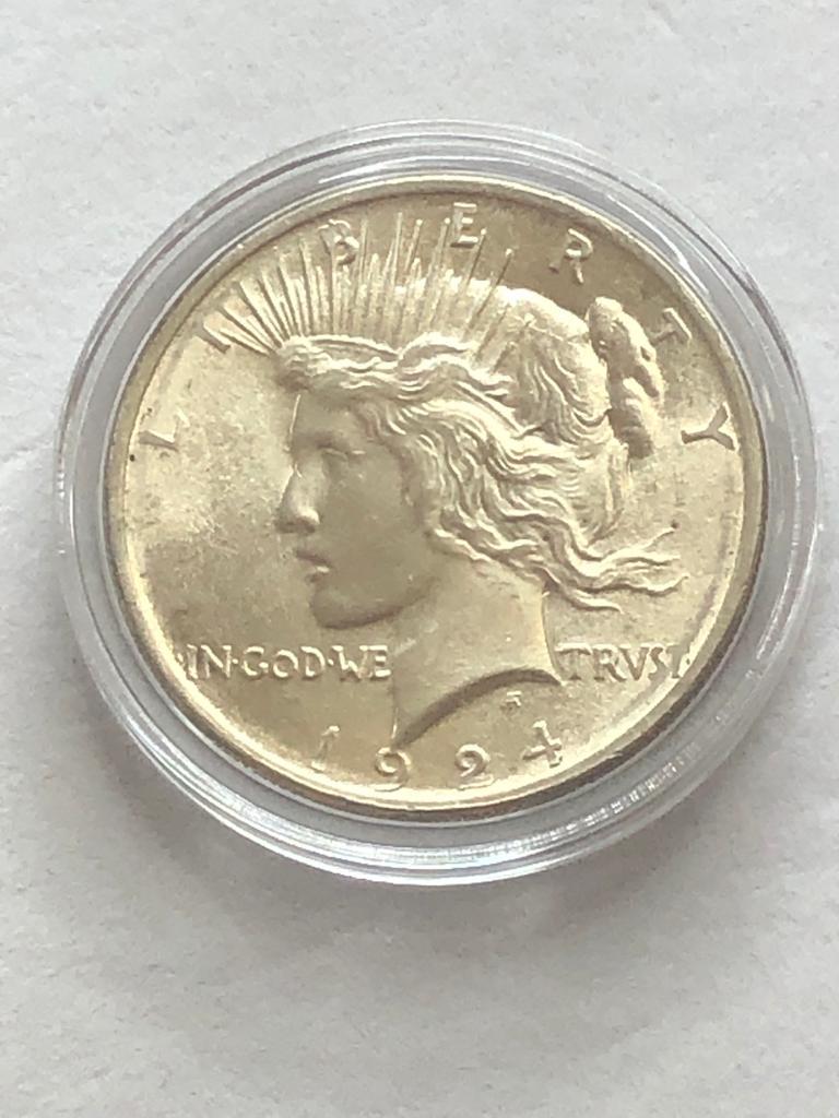 1924 Silver Peace Dollar