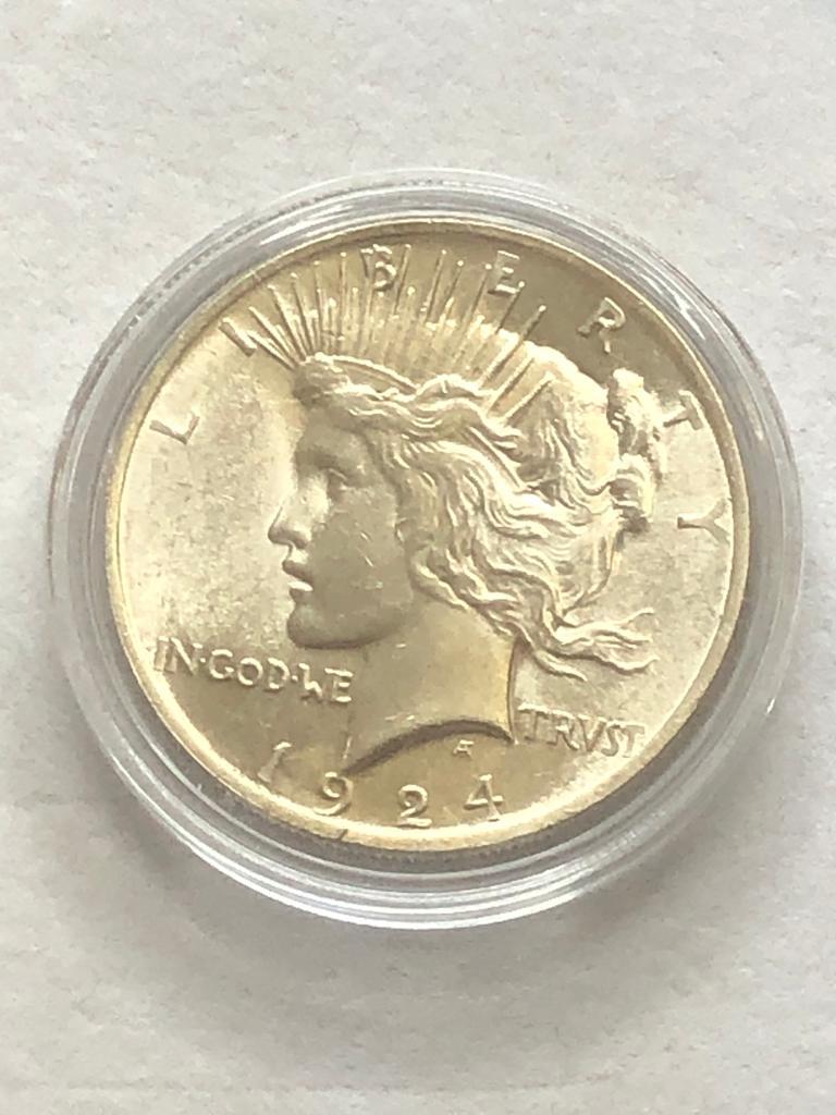 1924 Silver Peace Dollar