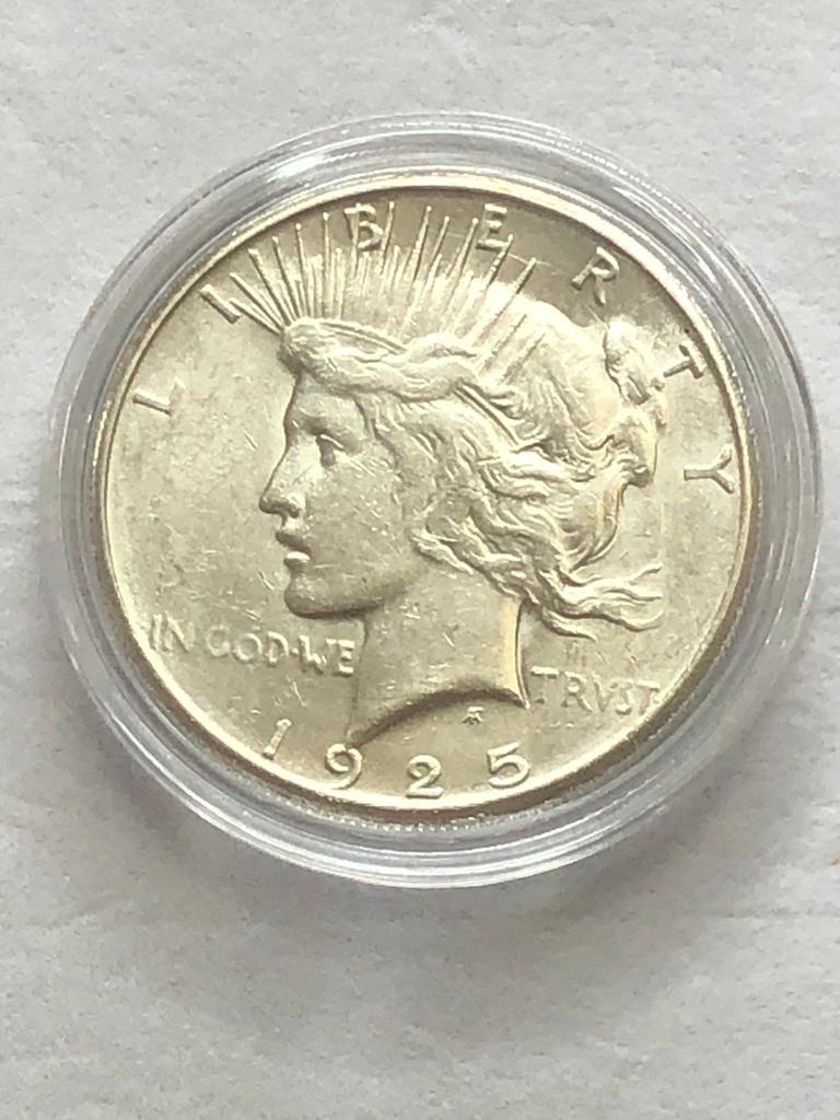 1925S Silver Peace Dollar