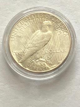 1927 Silver Peace Dollar