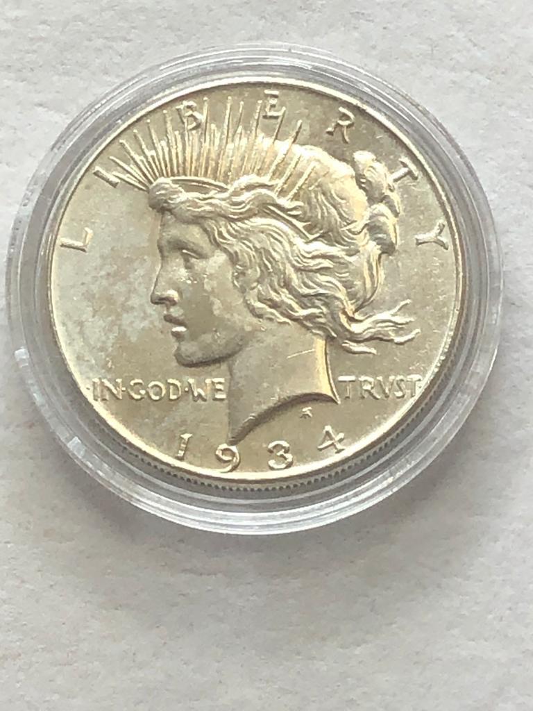 1934 Silver Peace Dollar