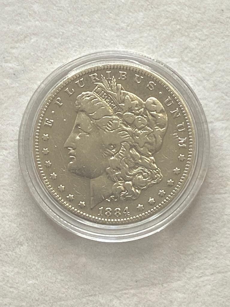 1884S Morgan Silver Dollar