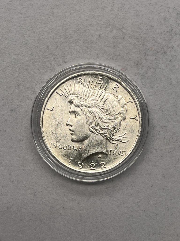 1922 Silver Peace Dollar