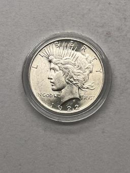 1922 Silver Peace Dollar