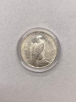 1922D Silver Peace Dollar