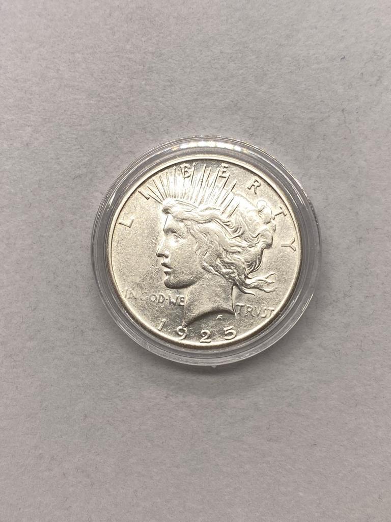 1925S Silver Peace Dollar