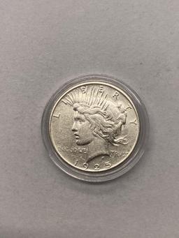 1925S Silver Peace Dollar