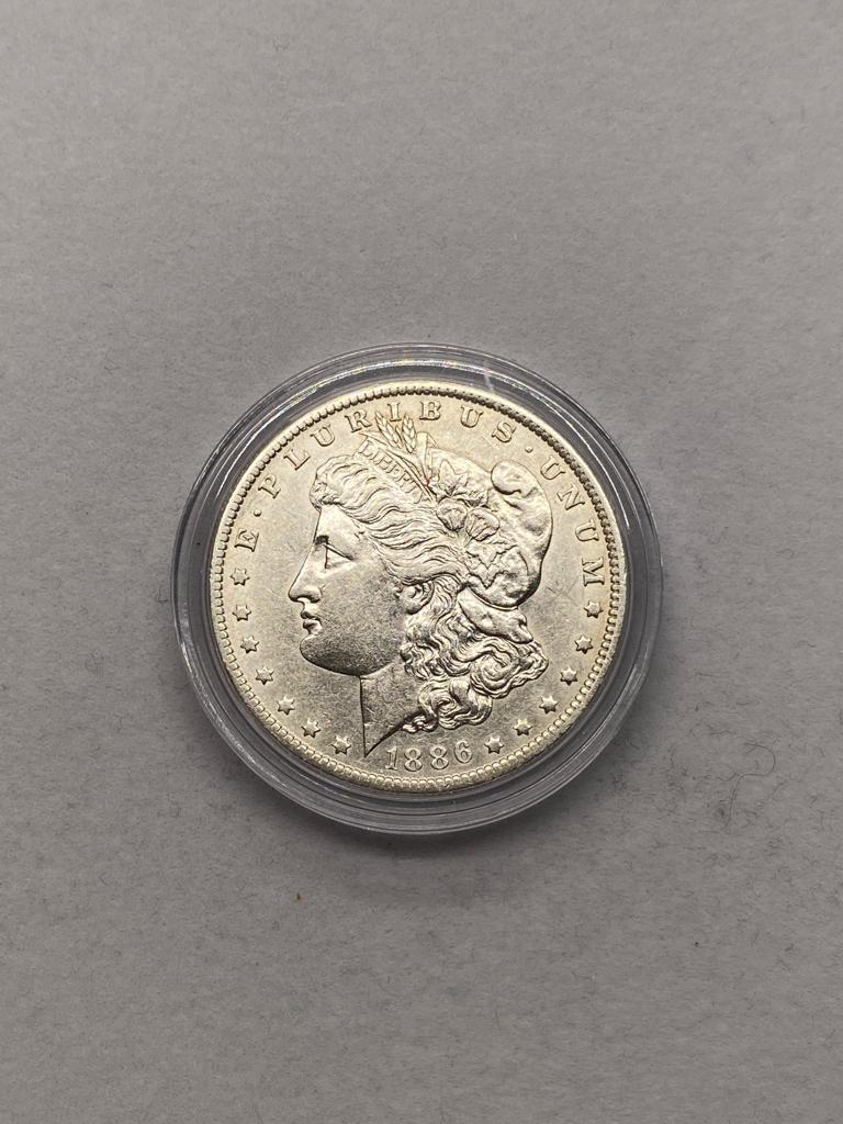 1886O Morgan Silver Dollar