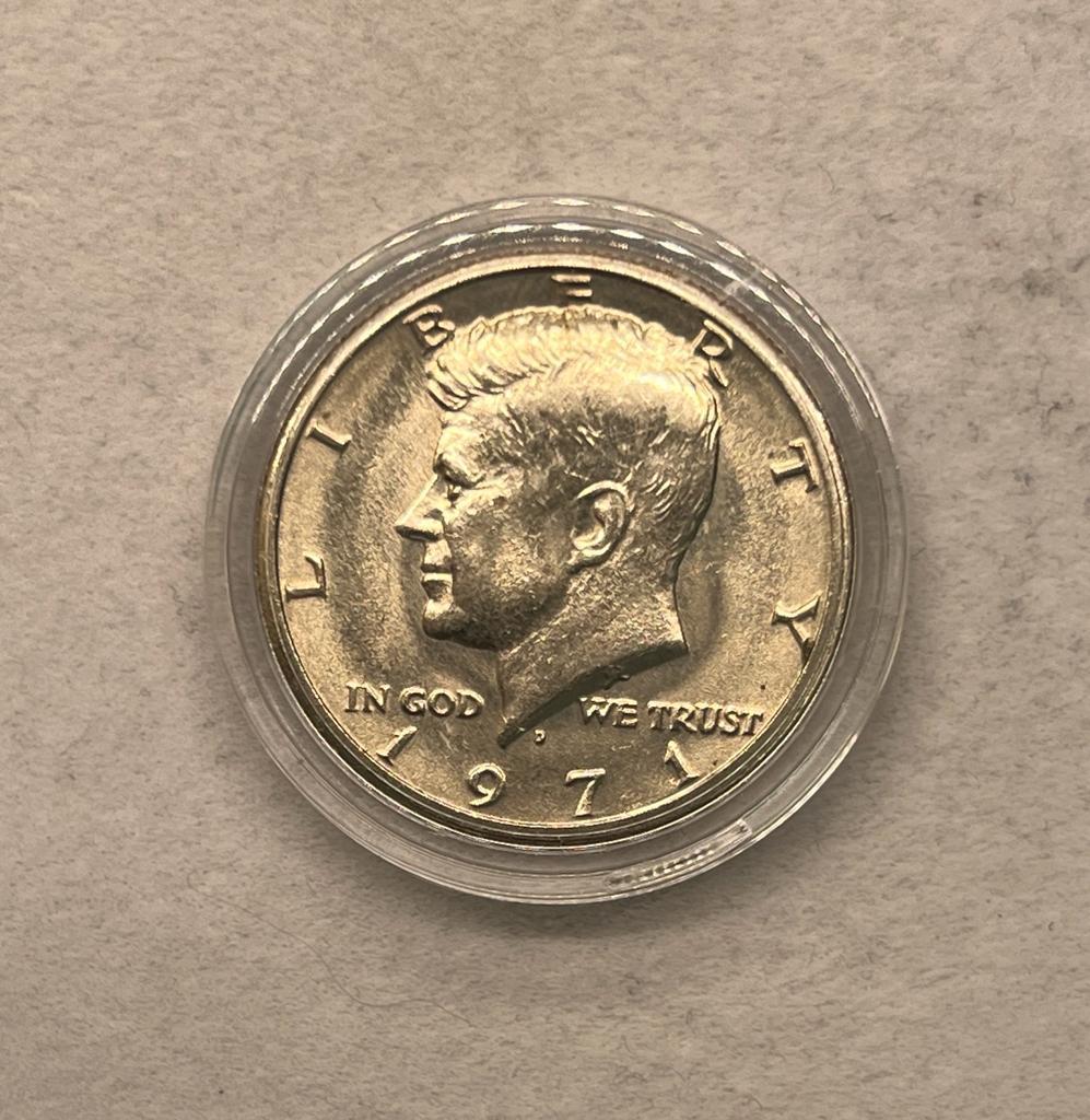 1971d Kennedy Half Dollar