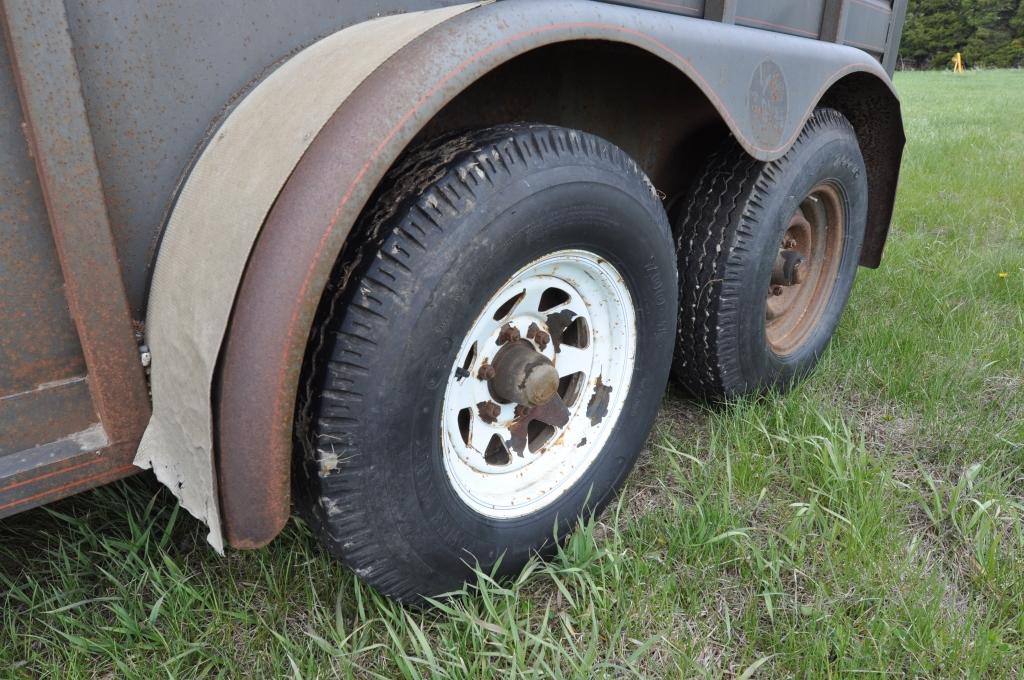 1987 Kiefer 7x16 Stock Trailer