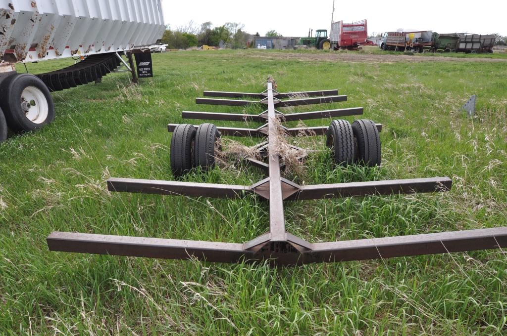 Homemade 6-bale hauler