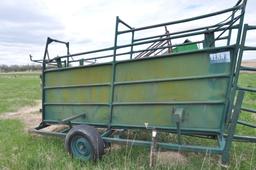 Vern's MFG panel trailer/loading chute