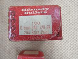 6.5mm bullets, approx 300.
