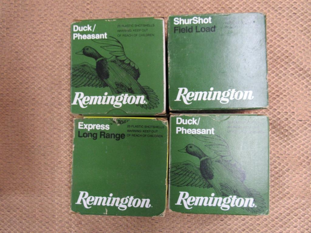 x4 boxes of 20ga. 100rds total.