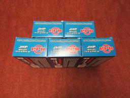 5 boxes of  PPU 44 rem mag ammo, 240 gr,