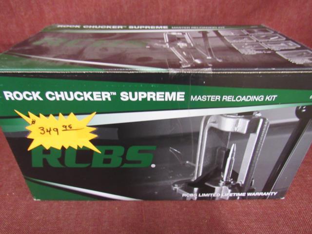 RCBS Rock Chucker Supreme Master Reloading Kit