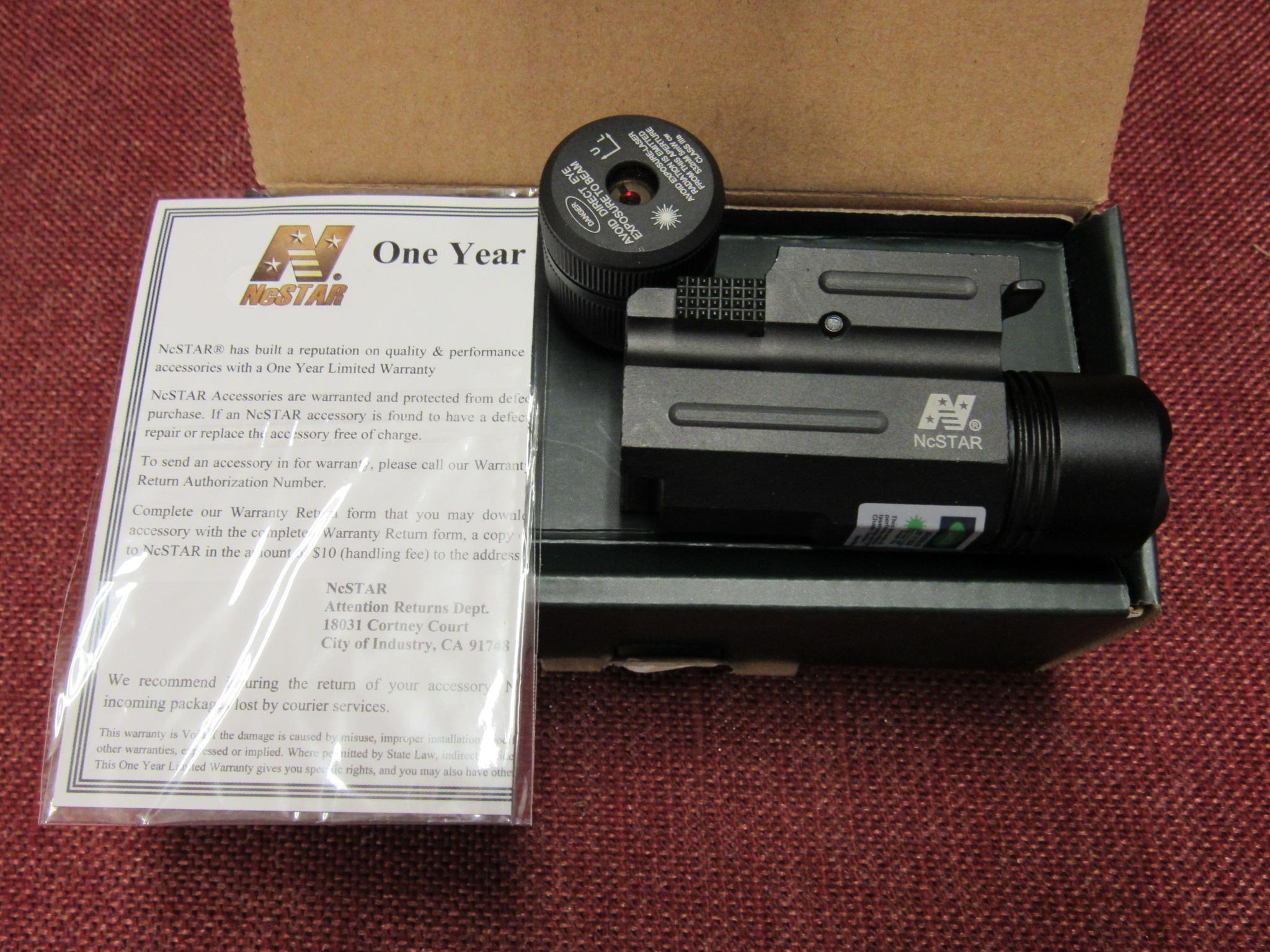 New NcStar compact Flashlight/green laser combo